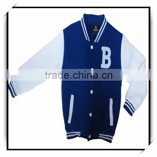 Custom fashion college wholesale varsity sports jacket boys