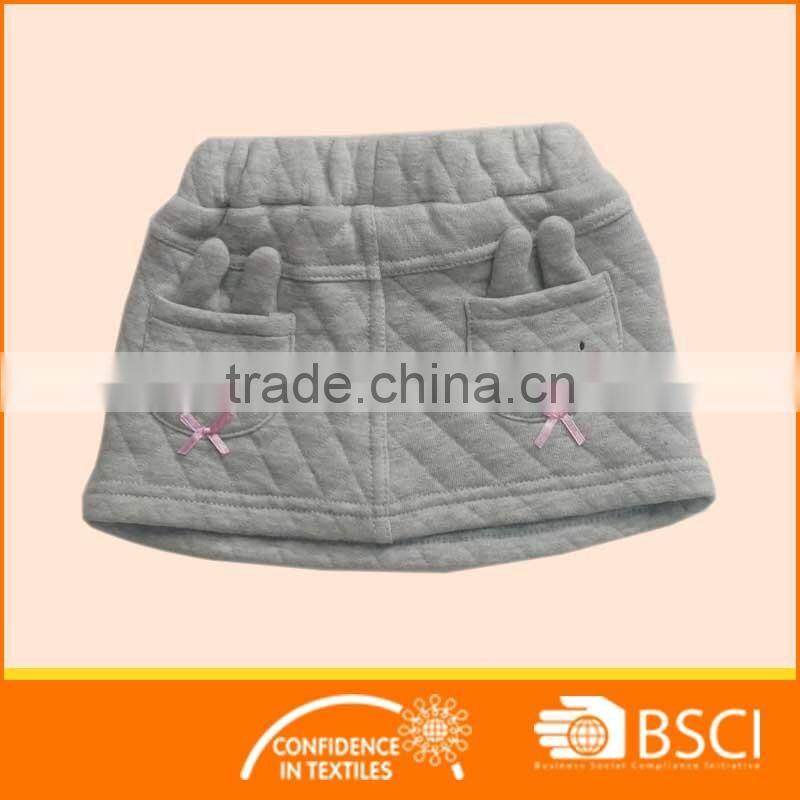 Boutique Rabbit Pocket Cotton Baby Girl Skirt