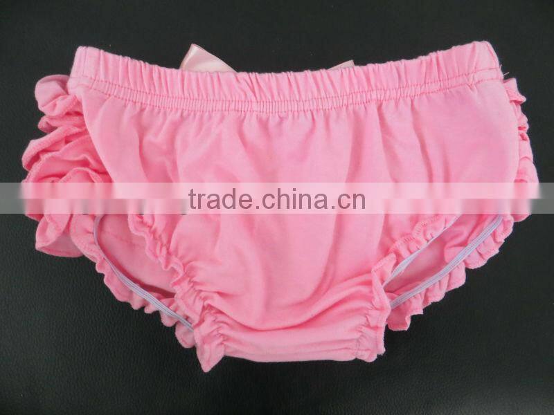 Wholesale baby Christmas clothing Beautiful baby girl bloomers Ruffle baby bloomers baby cotton bloomers