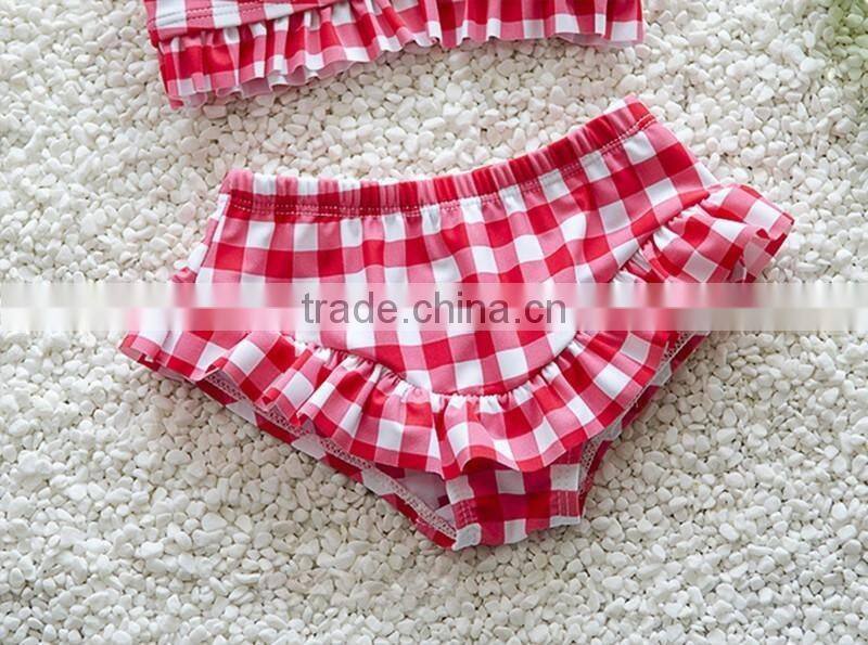 Wholesale Swimwear Gingham Sling Bikinis In Bulk New Added Products 2017