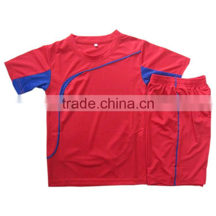 factory manufacture cheap kids soccer jersey