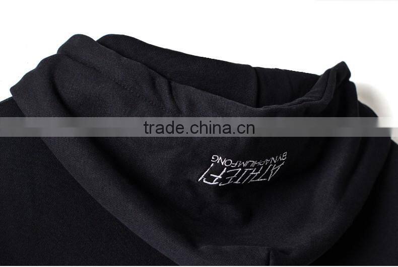 2017 design your own hoodie pullover sweatshirt embroidered black hoodie sweatshirt