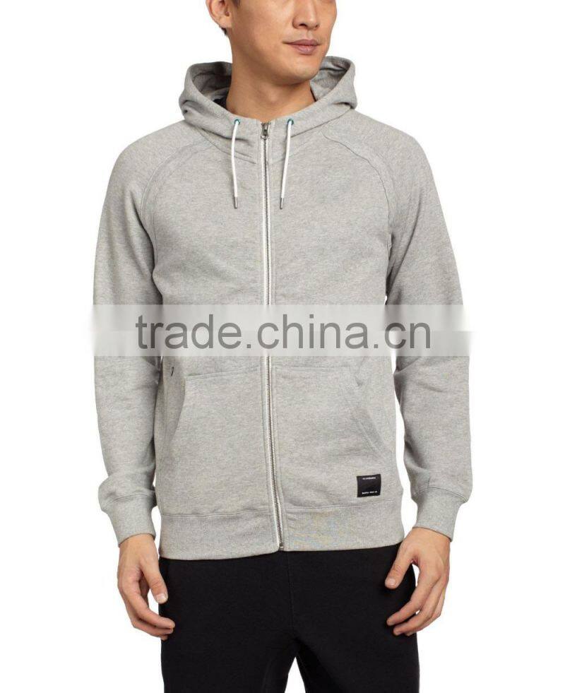 Comfortable grey cheap custom sport hoodies superior mens hoodies