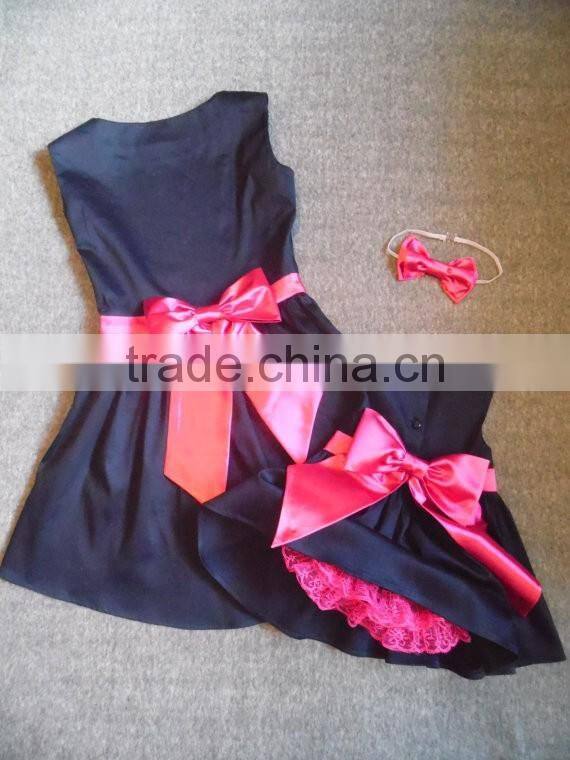 Summer Family Matching Clothing Short Sleeve/sleeveless Mother Daughter Matching Dress