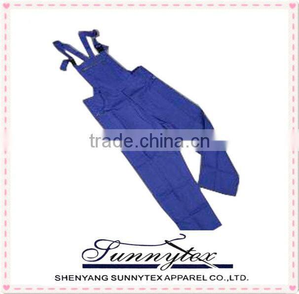 OEM Service Blue Work Safety Bib Overalls / Bib Pants