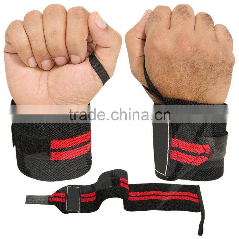 Wrist Thumb Wrap Support Brace Black & Red