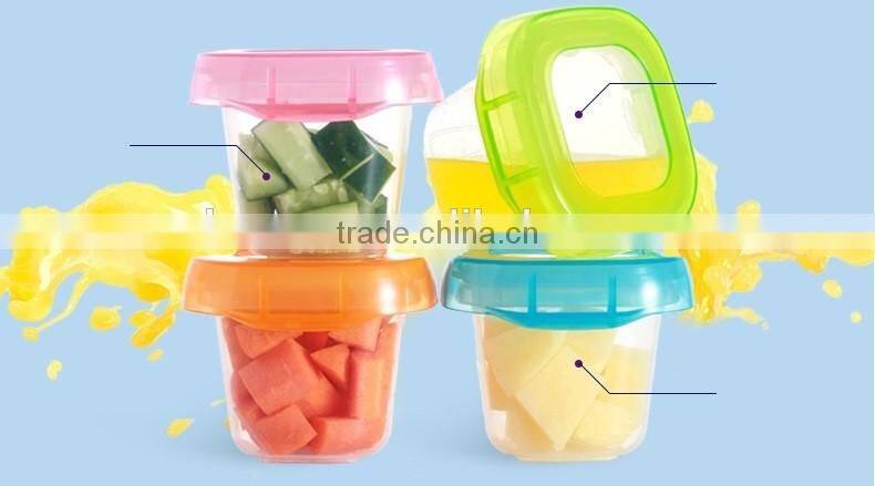 baby food container baby blocks freezer storage containers
