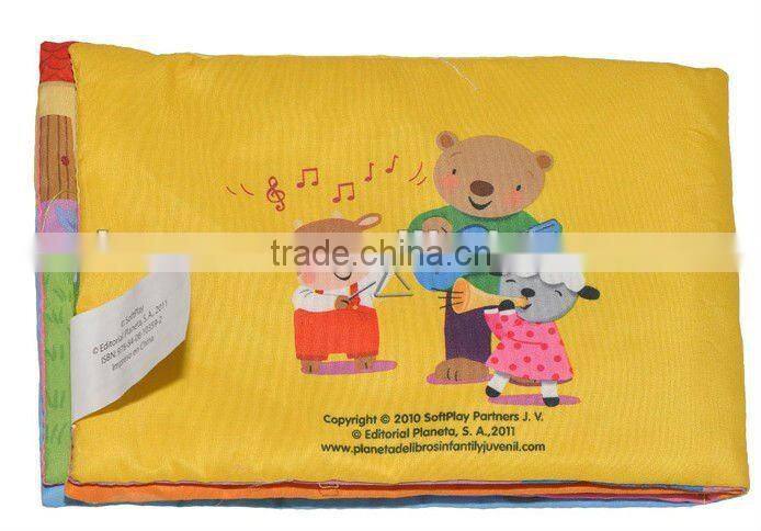 Plush Educational Soft Cloth Book, Baby toys