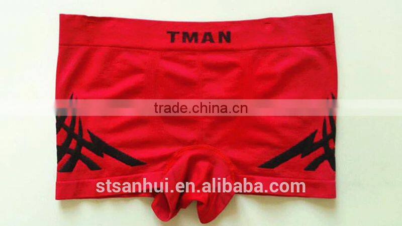 Factory wholesale men sexy red seamless underwear