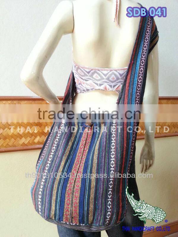 Thai Woven Fabrics Shoulder Hippie Boho Hobo Sling Crossbody