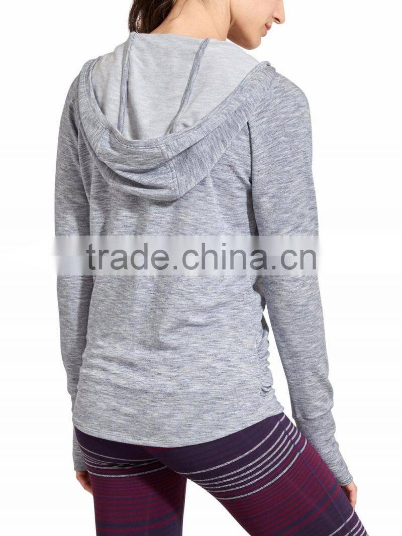 Fashion Summer Style Women Gym Wear Sexy Casual Pullover Plain Hoodies