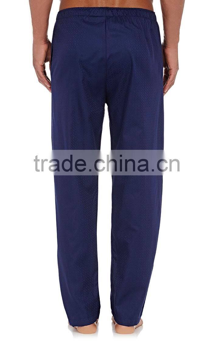 Notched collar mens sleepwear cotton pajamas boy blank leisure suit
