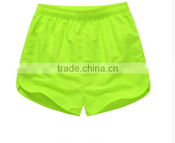 fashion quick dry men's casual beachwear,gym wear,sportswear fluorescent shorts running shorts/boxer
