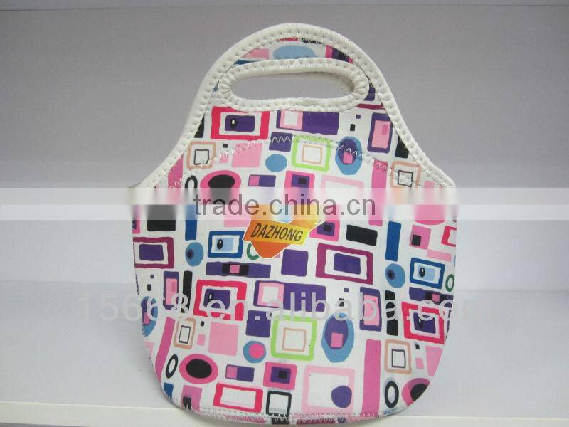 high quality cute design Neoprene lunch bag