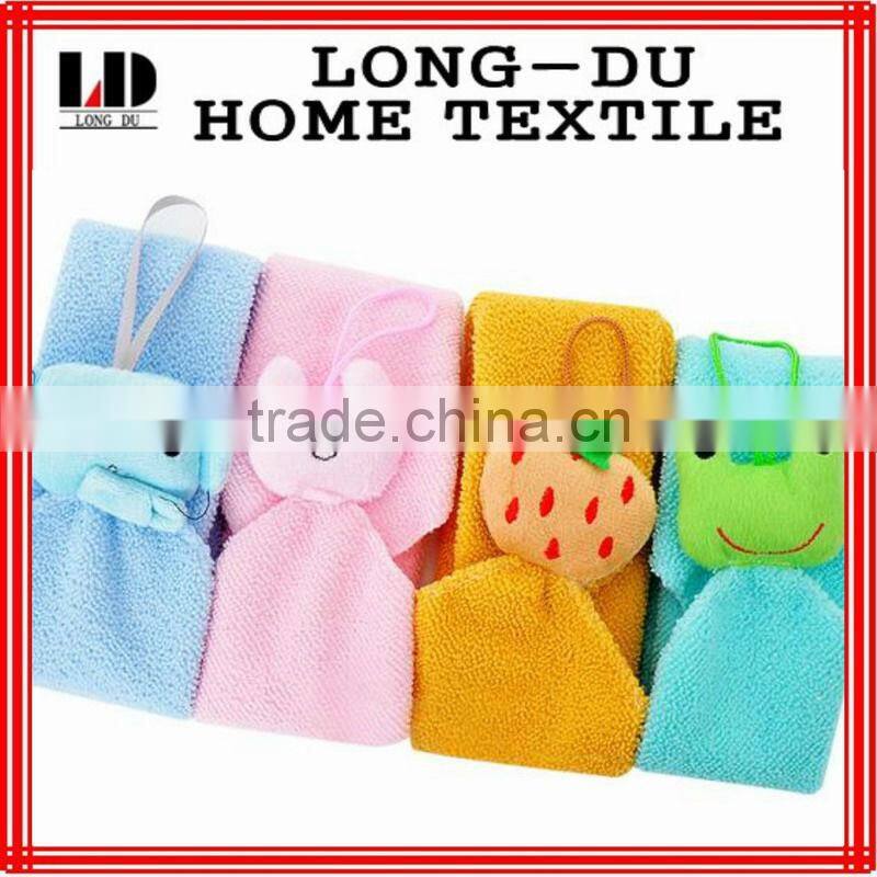 cheap solid color soft terry cotton tea/kitchen towel