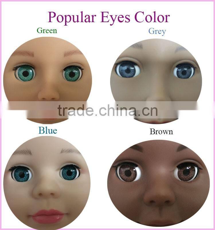 lovely baby doll vinyl 18 inch American girl real dolls for kids