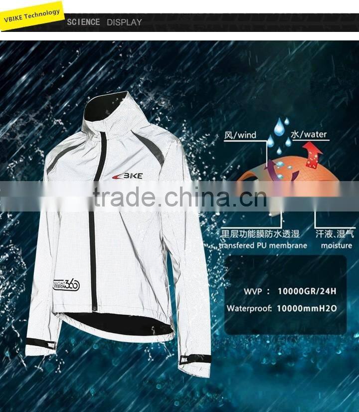 Women's Reflective waterproof NIGHT VISION 360 Cycling Jacket