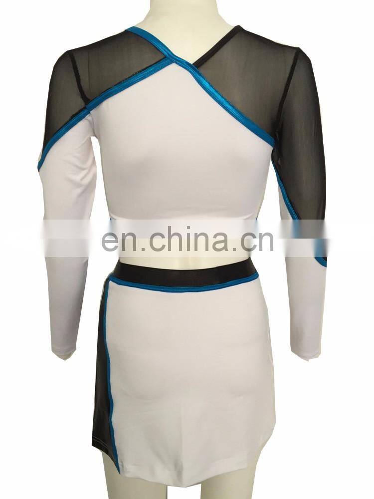 2016 New Hot Sexy Plain Cheerleader Costumes Cheer