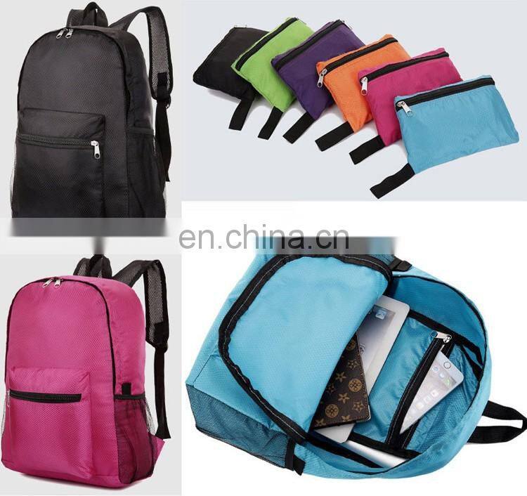 Hiking Daypack Foldable Lightweight Travel Backpack Waterproof Shoulder Bags