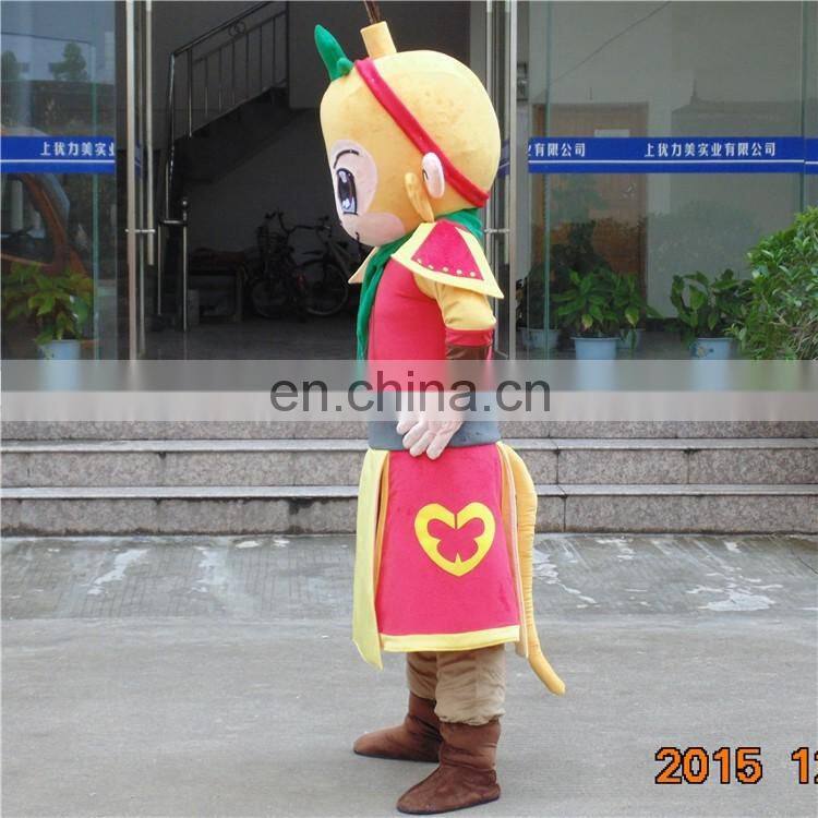 China OEM factory produced chinese monkey king mascot costume for sale