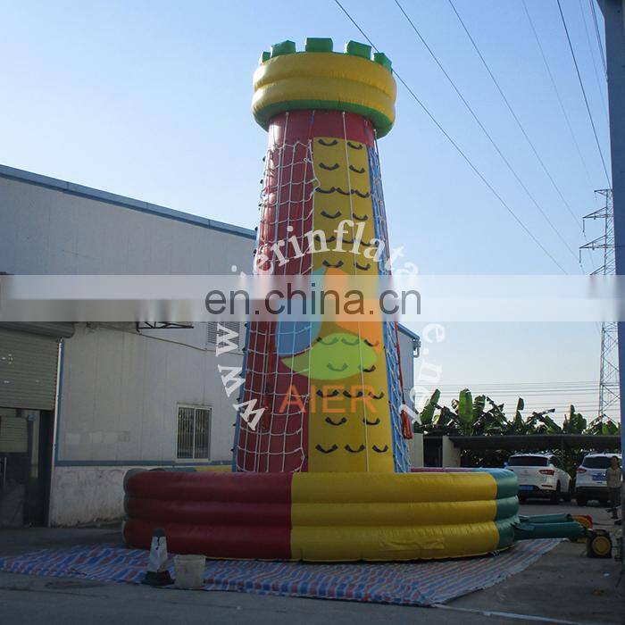 Most popular inflatable climbing wall cheap climbing inflatable sport games outdoor play