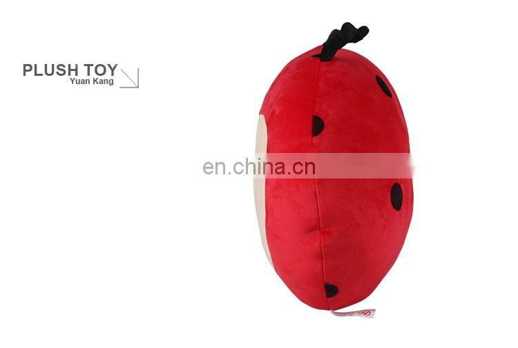 China wholesale cute Coccinella septempunctata plush pillow for baby