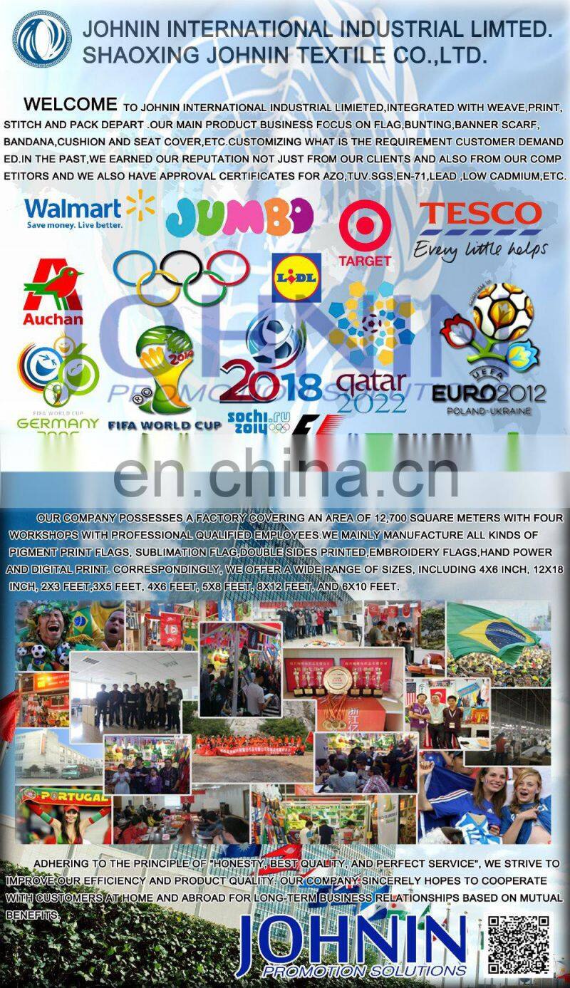 spandex polyester printed advertising national flag car mirror cover