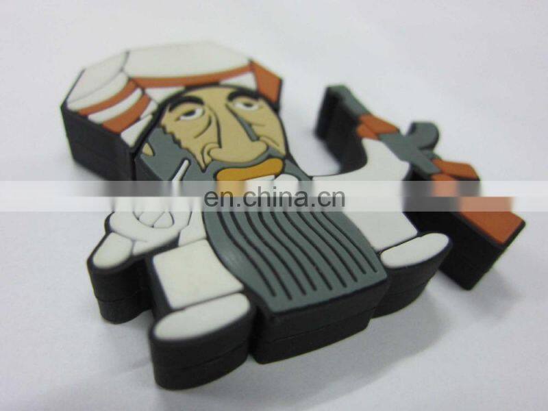 Cool man shape promotional pvc usb fkash 64gb drives for sale