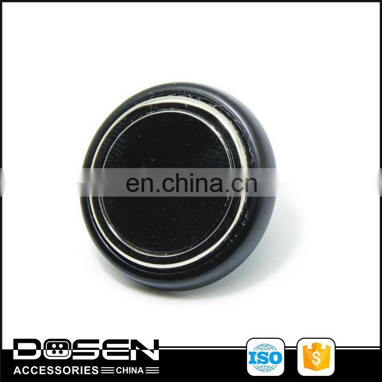 High quality durable effect dark nickle free sewing button zamak meterial in china.