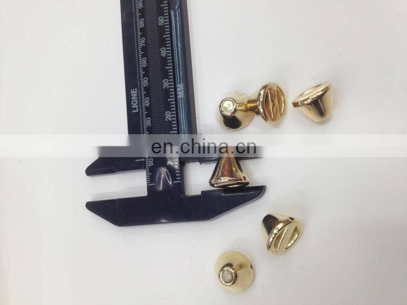 hot sell punk ccb spike studs glue on or sew on clothing bags garment accessories