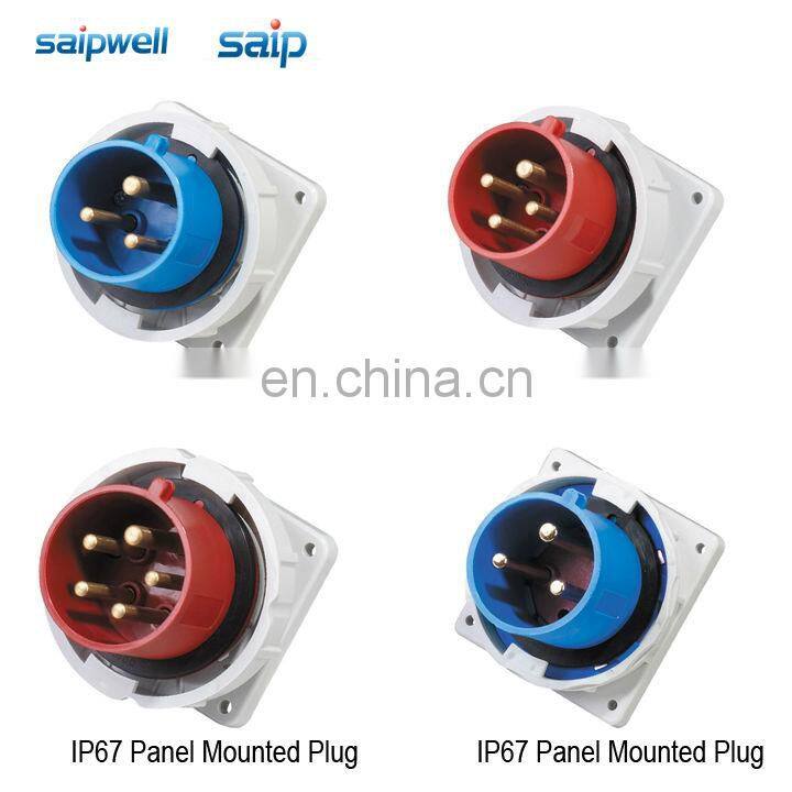 Saip Group CEE/ IEC International Standard electrical connectors 3 poles / 32A / 110VAC type