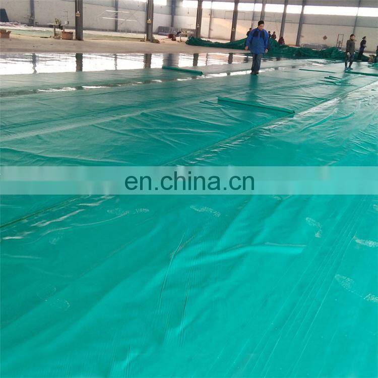 Green Mesh Tarp Multi-Color Waterproof Fabric Pvc Open Top Container Tarpaulin