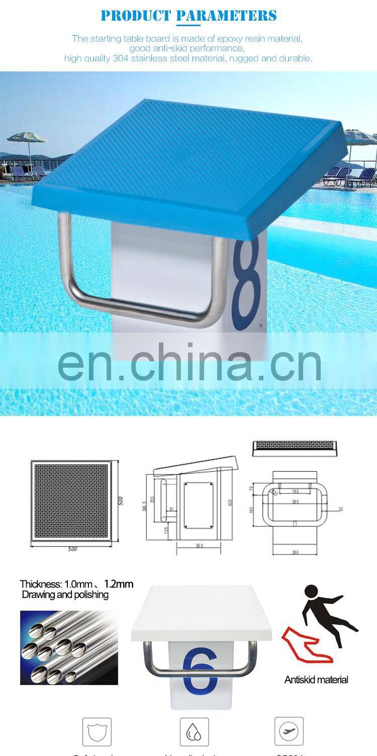 Swimming Pool Equipment Used Competition Starting Blocks For Swimming Pool