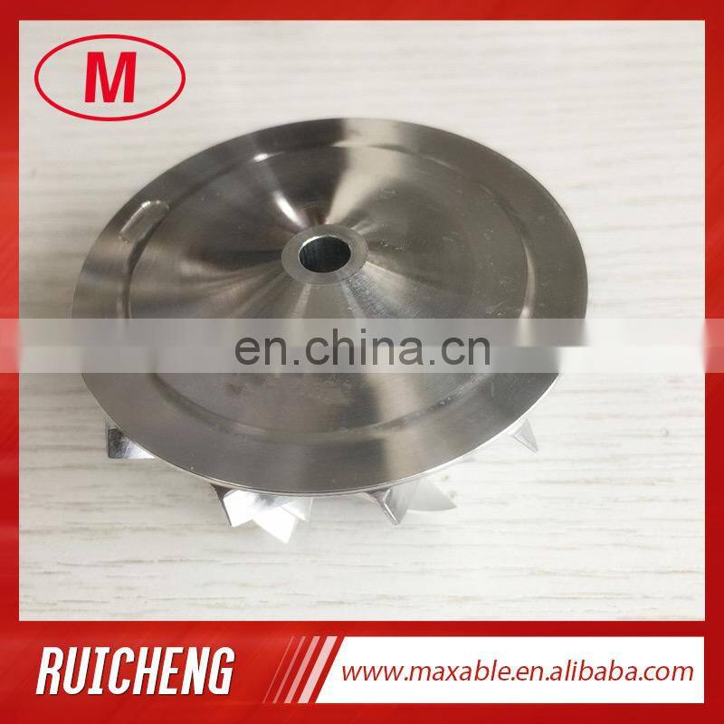 CT26 43.20/58.00mm 6+6 blades high performance Turbo milling/aluminum 2618/billet compressor wheel