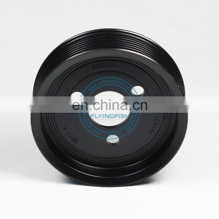 Original and Aftermarket Spare Parts FCEC Foton ISF2.8 ISF3.8 Diesel Engine Power Steering Pump Belt Pulley 5313910