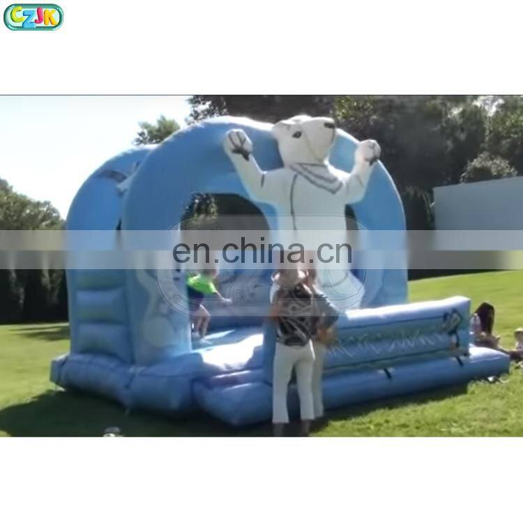 polar bear jumper inflatable bouncer jumping bouncy castle bounce house
