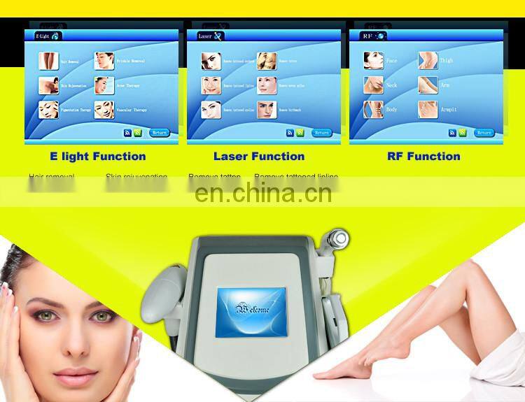 3 in 1 Multifunction beauty machine china ipl hair removal shr opt elight laser machine