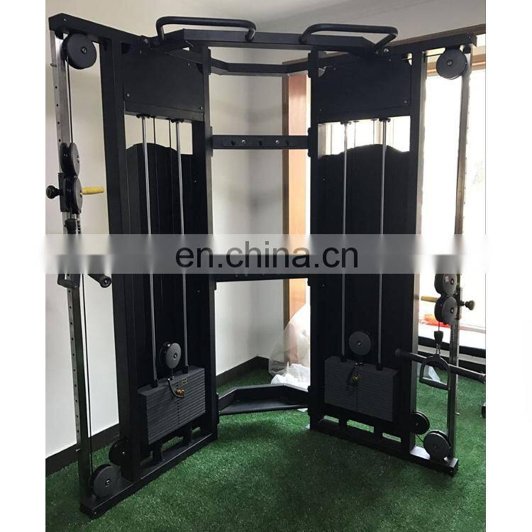 Shandong commercial precor gym equipment dual adjustable pulley/multi functional trainer