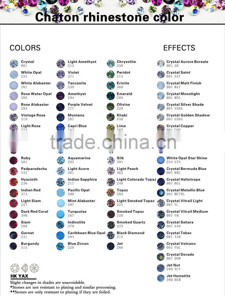 black china whloesale glass chaton rhinestone crystal for wedding dress decoration phone cover