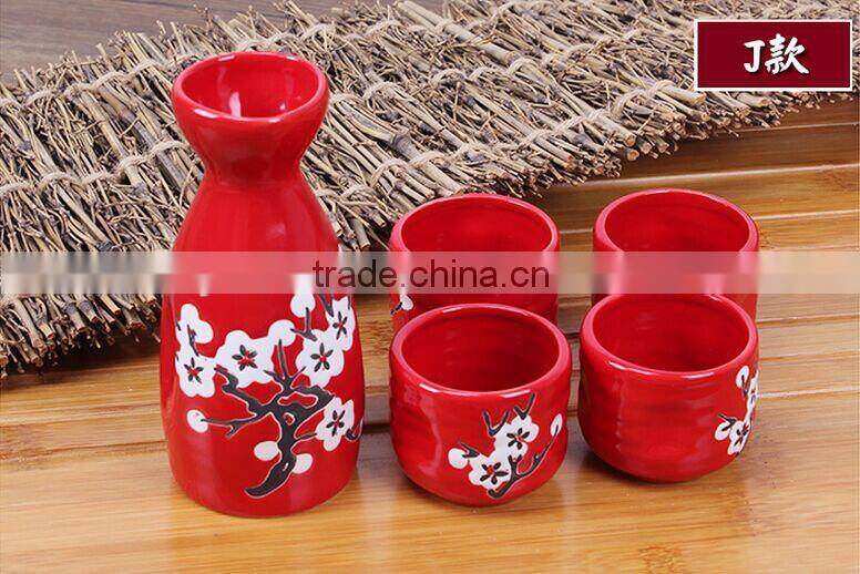 HOT!!Ceramic wine gift set wine accessories set