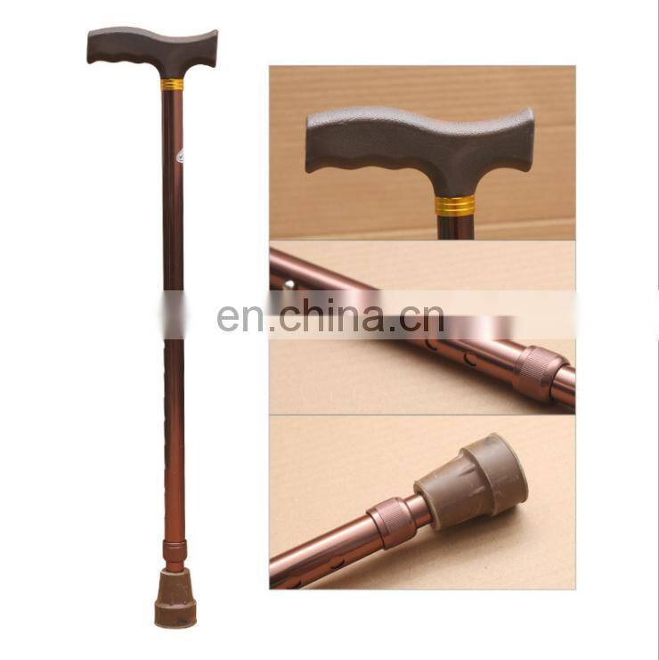 Thickened aluminum crutches for the elderly outdoor climbing cane skid adjustable length portable crutches