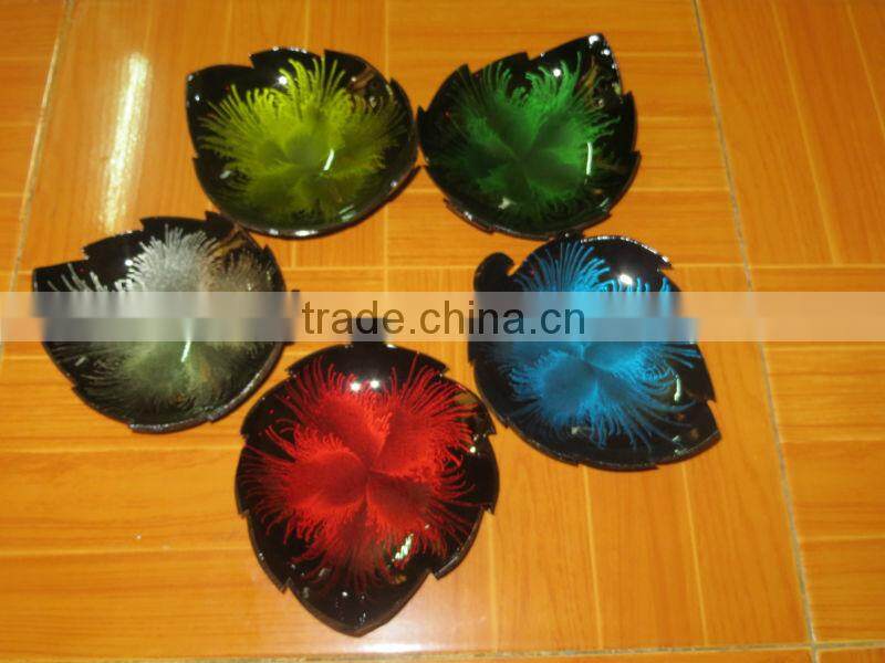 Lacquer coconut bowl