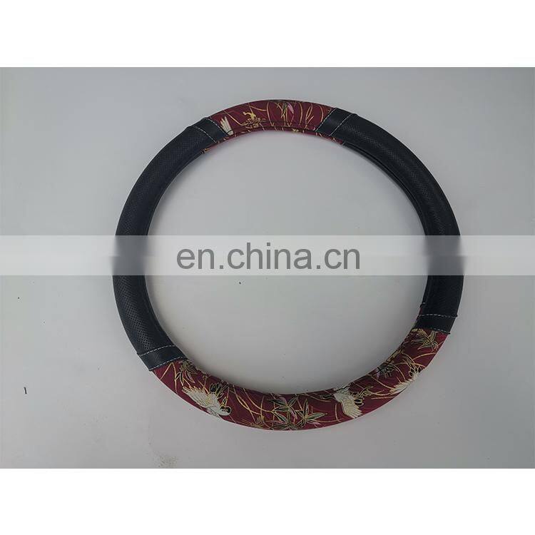 Car accessories with decorative steering wheel cover, steering wheel plastic cover, non-slip steering wheel handle cover