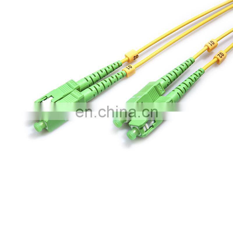 OEM Fiber Optic Patchcord Sc Apc- Sc Upc Singlemode Simplex G657A 2.0mm 3.0mm Optical Fiber Patchcord