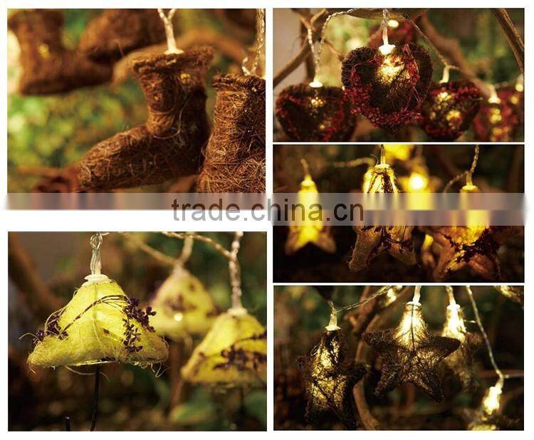 LED Fairy Lights Golden Mesh Teardrop Christmas String Lights Ideal for Wedding, Christmas, Patio, Lawn, Path Party String light