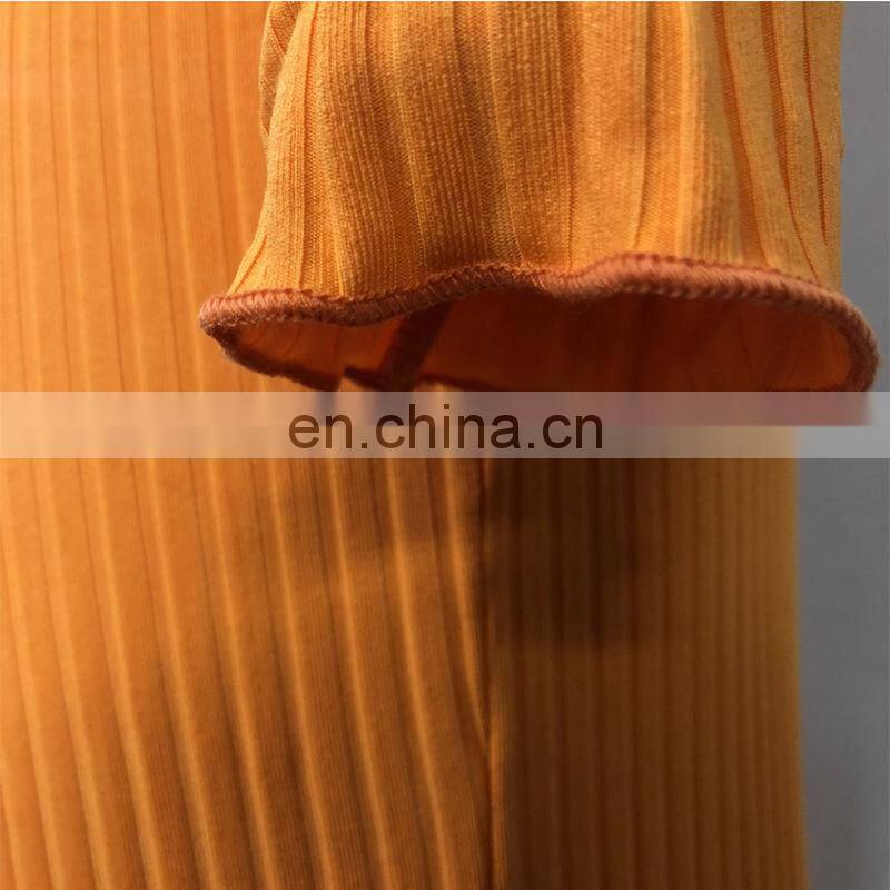 Spring and summer new sexy casual suit women solid color round neck long-sleeved wide-leg pants suit manufacturers wholesale