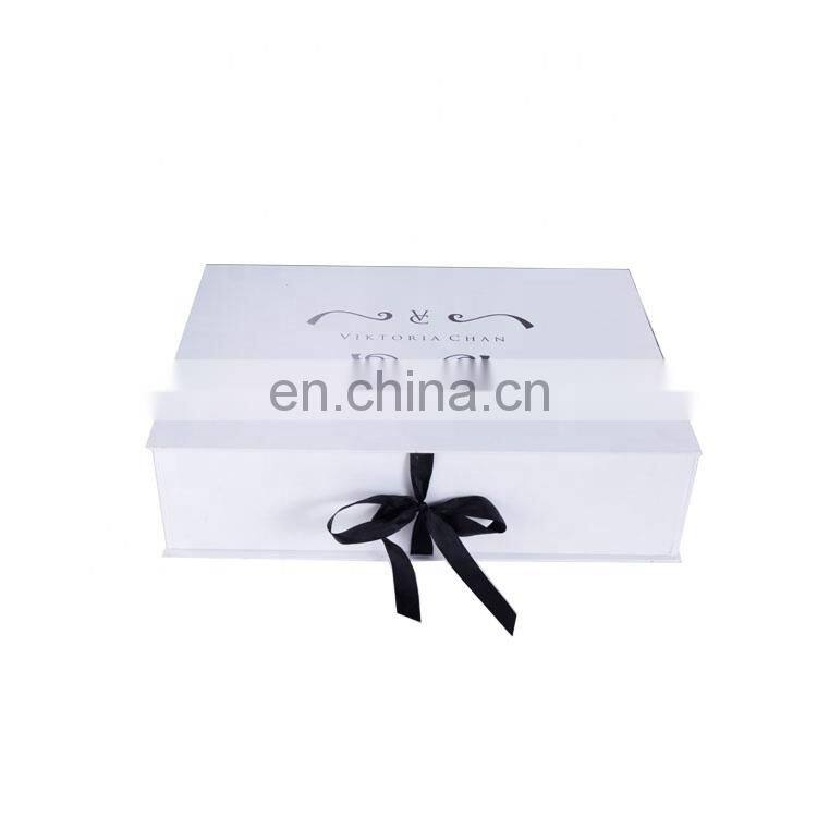 wig made jewelry flower ring press on nail eyelash gift box with ribbon custom packaging