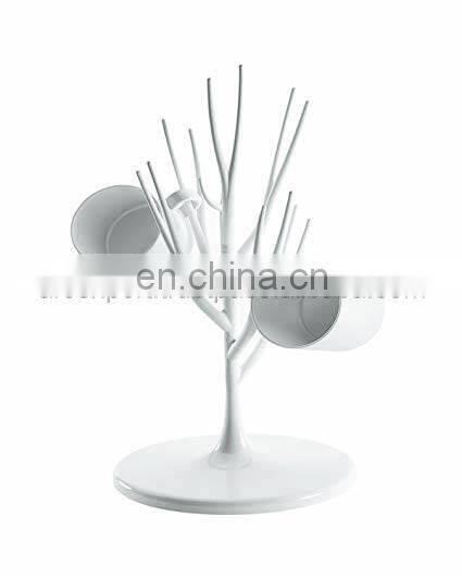 black metal mug stand