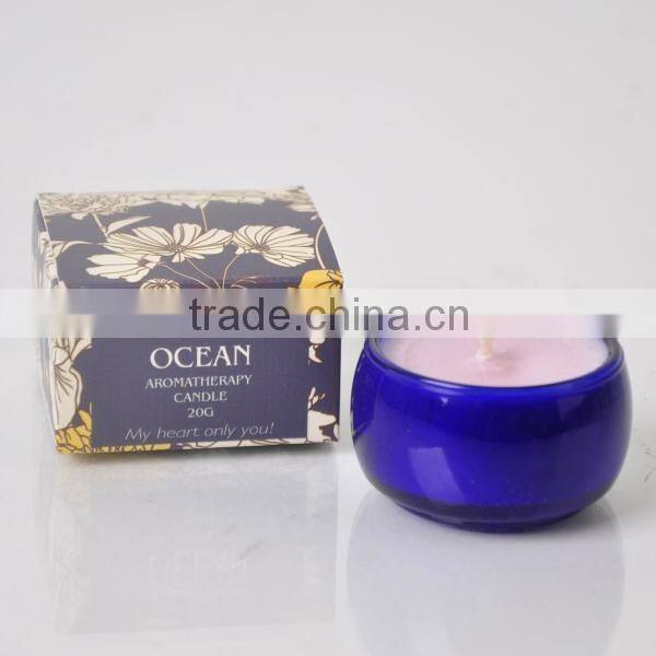 20g Scented Candle glass candle Jar ,Home Decorative wax candle jar SA-1916