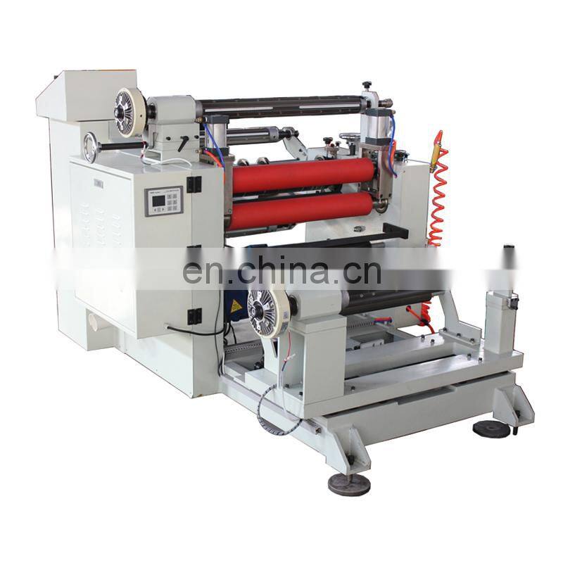 Automatic slitting laminating machine for adhesive tape paper,PVC PET film slitter rewinder